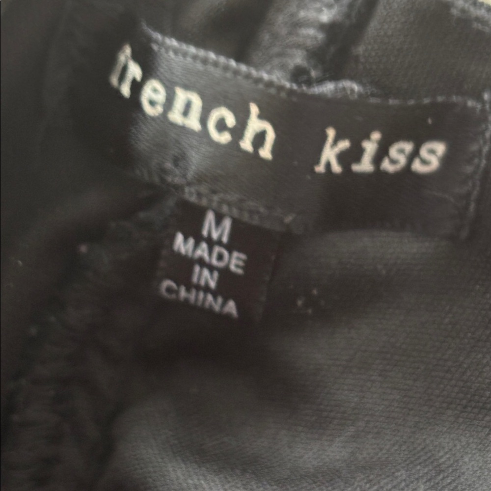 Black Ruched Mini Dress - Picture 3 of 4